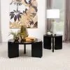 Coaster Fine Furniture 709678 Cordova - Round Solid Wood Coffee Table - Black