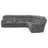 CoasterEssence 600370 Higgins - Upholstered Power Reclining Sectional Sofa - Gray