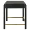 Coaster Fine Furniture 224337 Arini - 2-Drawer Vanity Desk Makeup Table - Black