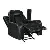 New Classic U1769V-13-BLK Orion II - Glider Recliner - Black