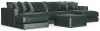 Jackson Furniture Industries 2245/75/31/76/12-35 Jackson Furniture Industries 2245/75/31/76/12-35 Remington - 4 Piece Modular Double Chaise Sectional And 1 Included Cocktail Ottoman - Pine
