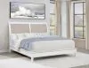 Coaster Fine Furniture 223471KE Bexhill - Upholstered Eastern King Panel Bed - White