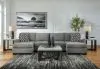 Benchcraft® 32402S3 Benchcraft® 32402S3 Birkdale Court - 3-Piece Sectional With LAF And RAF Corner Chaises - Gray
