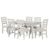 New Classic 40-D4129-D6C Echo - Dining Table And 6 Chairs - Driftwood
