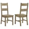 Coaster Fine Furniture 192922 Cardova - Solid Wood Dining Side Chair (Set of 2) - Vineyard Oak