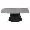 Coaster Fine Furniture 703500 Eason - 2 Piece Cocktail Coffee Table Set - Concrete And Black