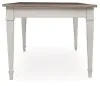 Ashley Furniture D394-25 Skempton - RECT DRM Table w/Storage - White