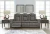 Ashley Furniture 22004/15/18/13 Ashley Furniture 22004/15/18/13 Next-Gen Durapella - 3 Pc. - Power Sofa, Loveseat, Recliner - Slate