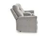 Ashley Furniture 3320196 Barnsana - Dbl Power Reclining Loveseat with Console - Ash