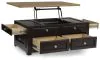 Ashley Furniture T734-20 Drazmine - Lift Top Cocktail Table - Brown