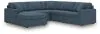 Ashley Furniture 92121S67 Ashley Furniture 92121S67 Modmax - 5-Piece Sectional With Laf Corner Chaise, With Raf Corner Chair - Ink