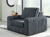 Ashley Furniture PC8680515P Ashley Furniture PC8680515P HamlinBay - Power Gliding Chaise - Gunmetal