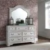 Liberty Furniture 244-BR31 Liberty Furniture 244-BR31 Magnolia Manor - 7 Drawer Dresser - Antique White