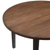 New Classic D4832B-48S-RND Potomac - 5 Piece Round Dining Set (Table & 4 Chairs) - Brown / Black