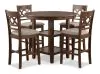 New Classic D1719-52S-CHY New Classic D1719-52S-CHY Cori - 5 Piece Counter Dining Set - Cherry