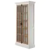 CoasterElevations 950965 Tammi - 2 Door Wood Tall Cabinet - Distressed White And Brown