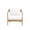 New Classic G5511-21-WHT Wesley - Patio Club Chair With Cushion - White