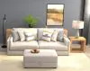 Jackson Furniture Industries 2405/36/37/77/3-18 Jackson Furniture Industries 2405/36/37/77/3-18 Trevor - 2 Piece Extra Deep Oversized Sofa With 1 Included Storage Cocktail Ottoman - Nickel