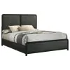 Coaster Fine Furniture 223661KE Cavelle - Upholstered Eastern King Bed - Black