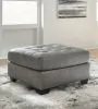 Benchcraft® 3150308 Clairette Court - Oversized Accent Ottoman - Alloy