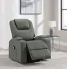 Coaster Fine Furniture 609478P Armstrong - Upholstered Power Lift Massage Recliner - Gray