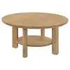 Coaster Fine Furniture 706298-S2 Ottowa - 2 Piece Round Wood Coffee Table Set - Washed Oak