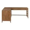 Liberty Furniture 936-HO-LSD Shaker Lakes - L Shaped Desk Set - Harvest Brown