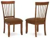 Ashley Furniture D199-01 Berringer - Dining UPH Side Chair (Set of 2) - Rustic Brown