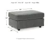 Ashley Furniture 2850214 Stairatt - Ottoman - Gravel