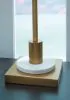 Ashley Furniture L208444 Fritzburn - Metal Table Lamp - Gold Finish / White