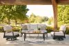 Ashley Furniture PCP513-081 Carmel Highlands - Sofa, Chairs, Table Set (Set of 4) - Dark Brown