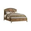 Intercon JK-BR-3015Q-GLO-C Intercon JK-BR-3015Q-GLO-C Jackson - Queen Bed With Storage Footboard - Golden Oak