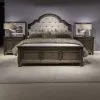 Liberty Furniture 297-BR-KUB Liberty Furniture 297-BR-KUB Paradise Valley - King Upholstered Bed - Saddle Brown