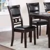 New Classic D1701-20-EBY New Classic D1701-20-EBY Gia - Dining Chairs (Set of 2) - Ebony - Faux Leather