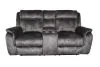 New Classic U456-25-SGY New Classic U456-25-SGY Park City - Console Loveseat With Dual Recliners - Slate