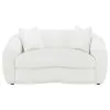 CoasterElevations 509871-S3 Isabella - 3 Piece Faux Sheepskin Upholstered Sofa Set - Natural