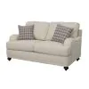 CoasterElevations 511095 Glenn - Upholstered English Arm Loveseat - Light Gray