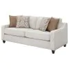 CoasterElevations 552061 Christine - Upholstered Sloped Arm Sofa - Beige