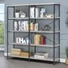 CoasterEveryday 801544 Analiese - 4-Shelf Double Bookshelf - Gray Driftwood