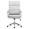 CoasterEssence 801746 Ximena - Upholstered Adjustable High Back Office Chair - White