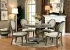 Furniture of America CM3872SC-2PK Kathryn - Side Chair (Set of 2) - Rustic Oak / Beige