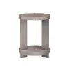 Liberty Furniture 754-OT1021 Liberty Furniture 754-OT1021 Harlow - Chairside Table - Sandstone & Satin Nickel