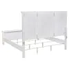 CoasterEssence 201301KEN Sandy Beach - Eastern King Wood Panel Bed - Cream White