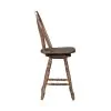 Liberty Furniture 186-B100324 Carolina Crossing - Windsor Swivel Counter Chair - Antique Honey