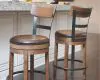 Ashley Furniture D542-124 Pinnadel - UPH Swivel Barstool  - Light Brown