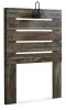 Ashley Furniture B211-53 Ashley Furniture B211-53 Drystan - Twin Panel Headboard - Brown / Beige
