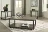 Ashley Furniture T393-13 Wilmaden - Occasional Table Set (Set of 3) - Gray / Black