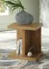 Ashley Furniture T839-7 Brinstead - Chair Side End Table - Light Brown