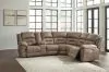 Ashley Furniture 83106S1 Ashley Furniture 83106S1 Ravenel - 3-Piece Power Reclining Sectional With Laf Power Reclining Loveseat With Console - Fossil