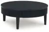 Ashley Furniture T551-8 Marstream - Round Cocktail Table - Black